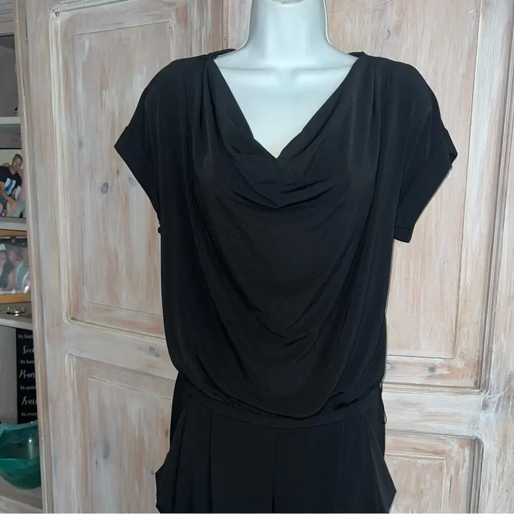 Michael Kors Black Pantsuit Jumper Jumpsuit Women’s Small